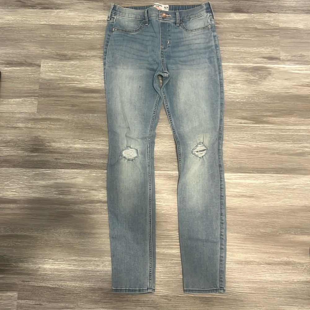Abercrombie kids mid rise pull on jean jegging